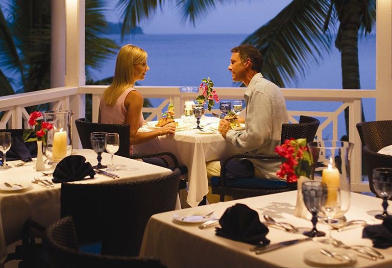 גרוס איילט Secrets Saint Lucia Resort & Spa (Adults Only) מסעדה תמונה